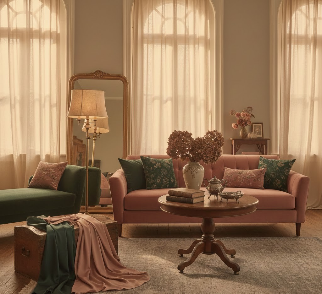 Elegant indoor photo session